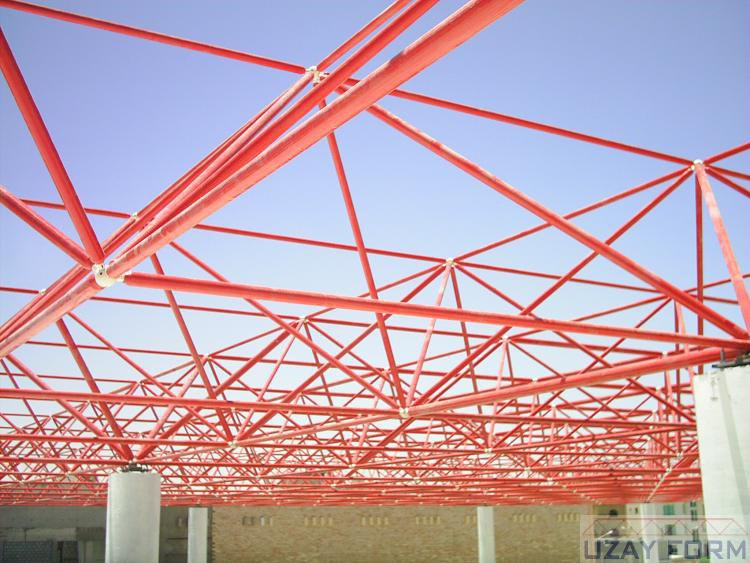 Kuveyt School Space Frame System Roof