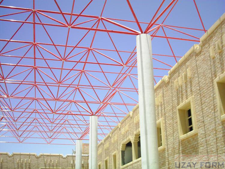Kuveyt School Space Frame System Roof
