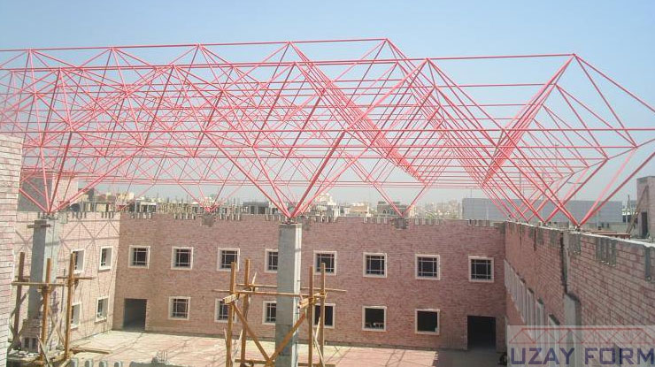 Kuveyt Mashvef  School Space Frame System Roof 