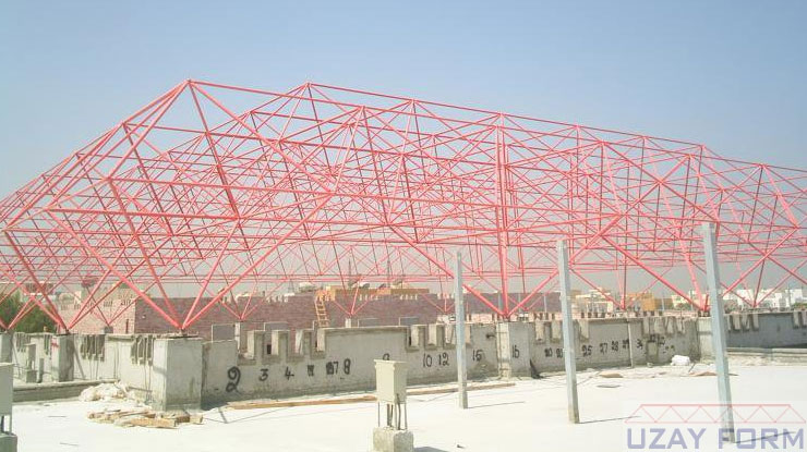 Kuveyt Zehra 2 School Space Frame System Roof 