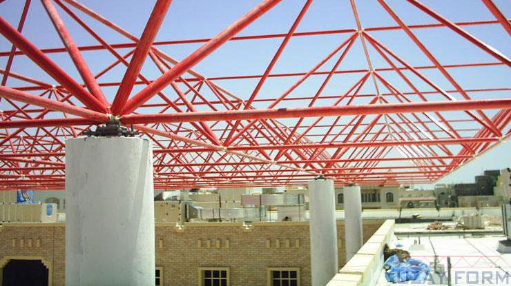Kuveyt School Space Frame System Roof ( 3 Adet ) 