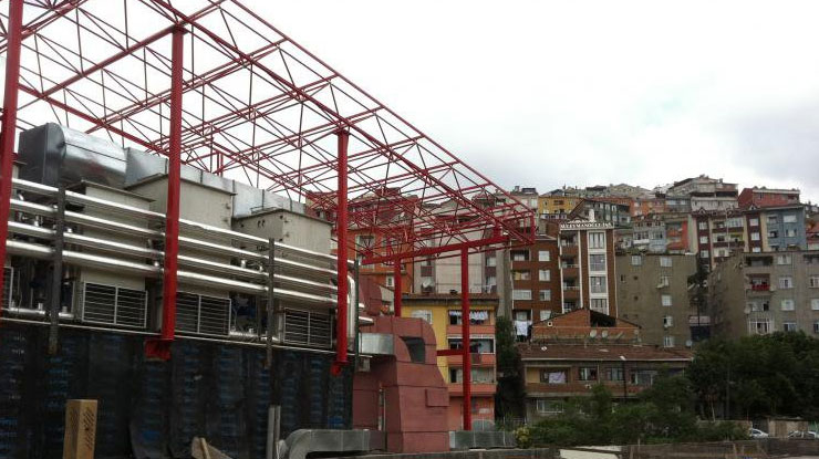 İstanbul Eyüp Devlet Hastanesi Çatıları 